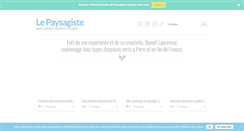 Desktop Screenshot of le-paysagiste.net
