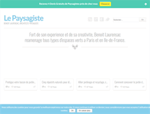 Tablet Screenshot of le-paysagiste.net